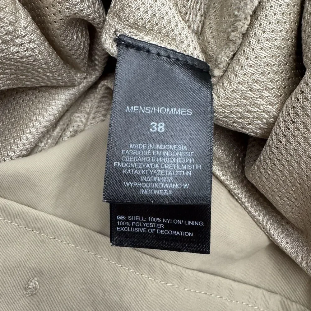 The North Face Paramount Trail Beige Belted Nylon Outdoor Short Size 38